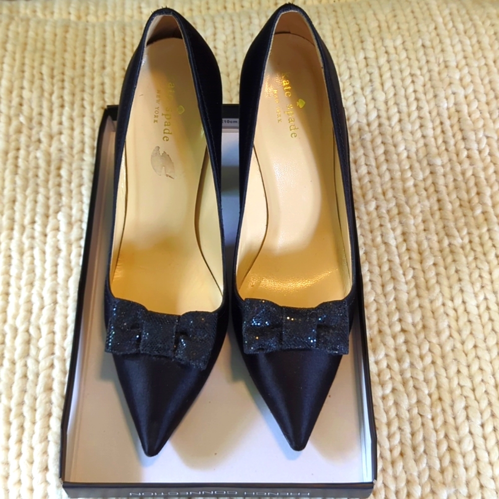 Kate Spade Satin Sparkle pumps✨